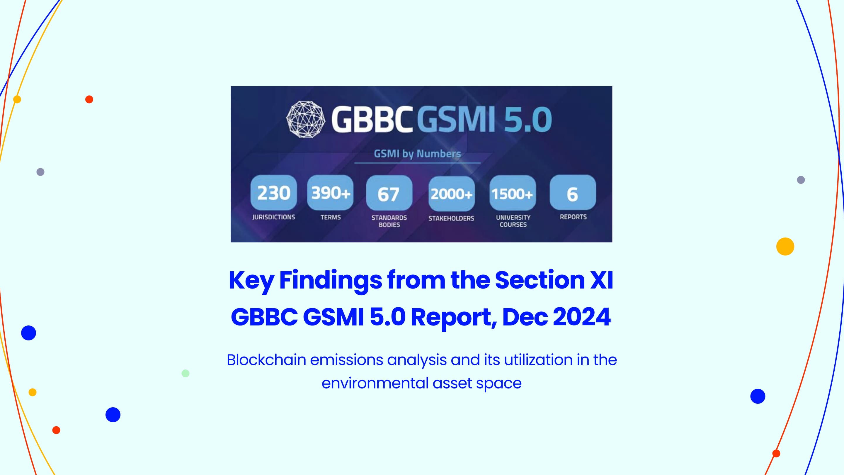 Advancing Blockchain for Sustainability