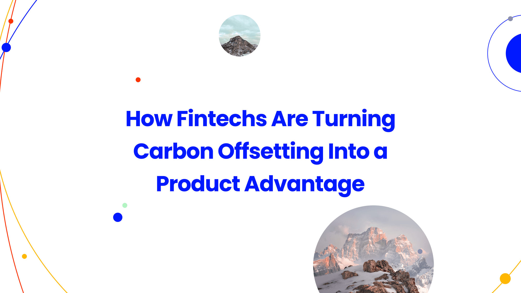 Five Fintech Use Cases for Carbon Offsetting