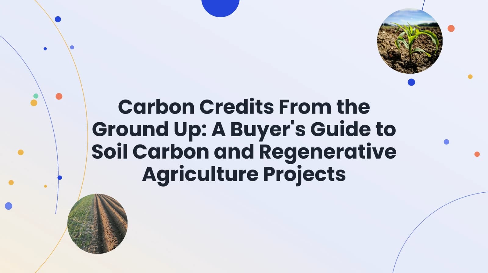 Carbon Credits From the Ground Up: A Buyer's Guide to Soil Carbon and Regenerative Agriculture Projects